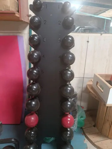 Halter bola pintado e emborrachado