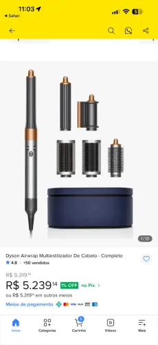 Dyson Airwrap Multiestilizador De Cabelo - Completo