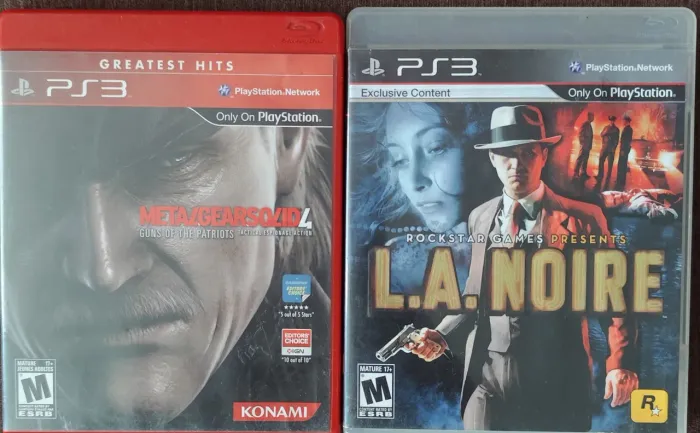 Metal Gear Solid 4 Gun's of Patriot e L.A Noire
