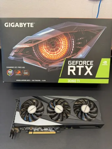 Gigabyte GeForce RTX 3060 Ti Gaming OC PRO 8GB GDDR6 - Excelente Estado + Caixa