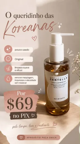 Óleo de Limpeza SKIN1004 Madagascar Centella Light Cleansing Oil  ORIGINAL - 200 ml
