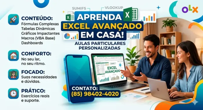    ? Domine o Excel sem Sair de Casa! Aulas Particulares VIP