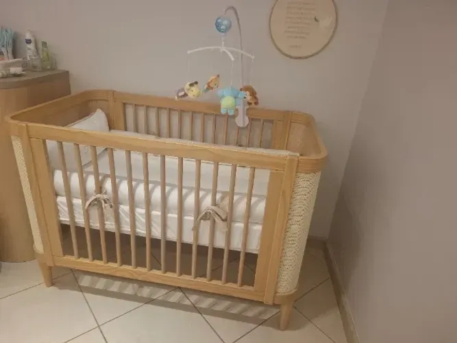 Berço 2 em 1 - QUATER móveis + Colchão Ortobom premium