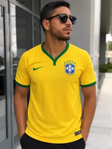 Camisa Seleção Brasileira 2014 Vitage