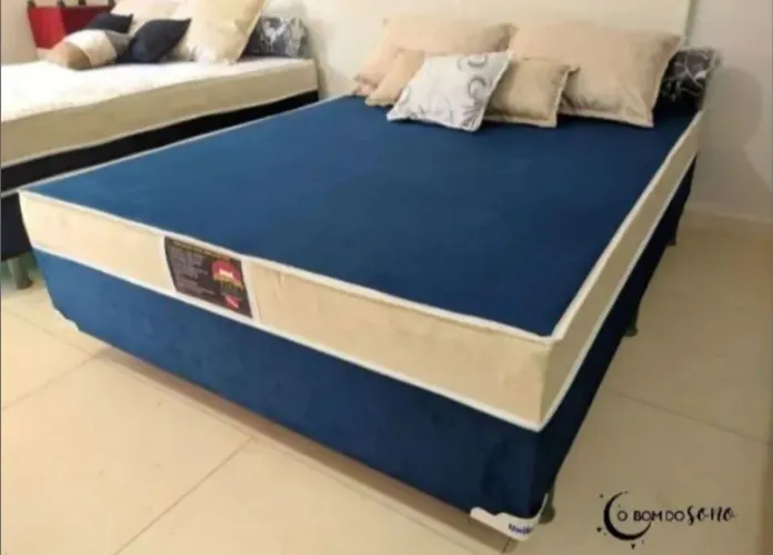 Cama Box Casal, Espuma D28 em OFERTA.Entregamos hoje!