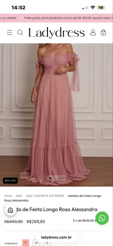Vestido de Festa Ladydress