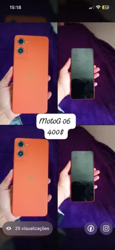 Celular moto g 06