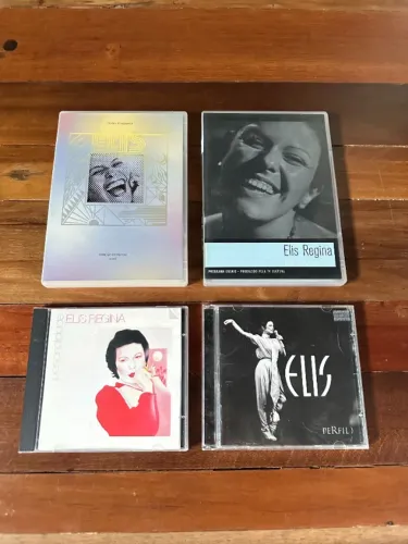 Elis Regina - Lote c/ 3 CDS + 2 DVDS