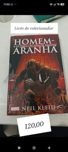 Livro capa dura homem aranha a última caçada de kraven