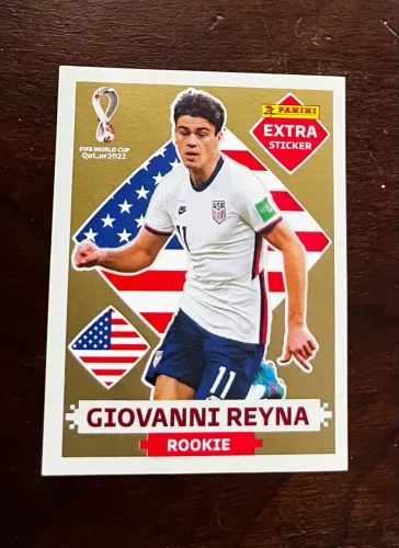 Figurinha Giovanni Reyna 2022 extra