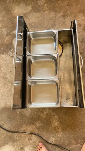 Buffet Térmico Marchesoni Inox 3 Cubas - Conservador de Alimentos