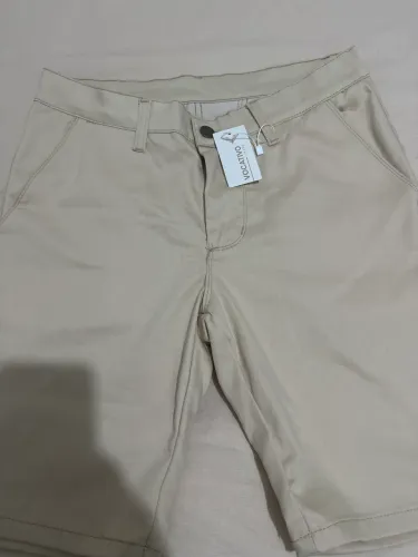 Bermuda Masculina Alfaiataria Sarja Sport Fino, BOLSO EMBUTIDO, Com Lycra Tecido Premium