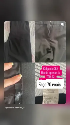 Calça em alfaiataria