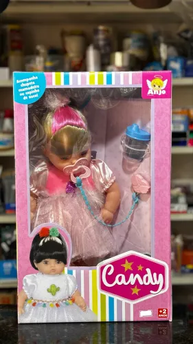 Boneca Anjo Brinquedos Candy - Acompanha Acessórios (NOVA)