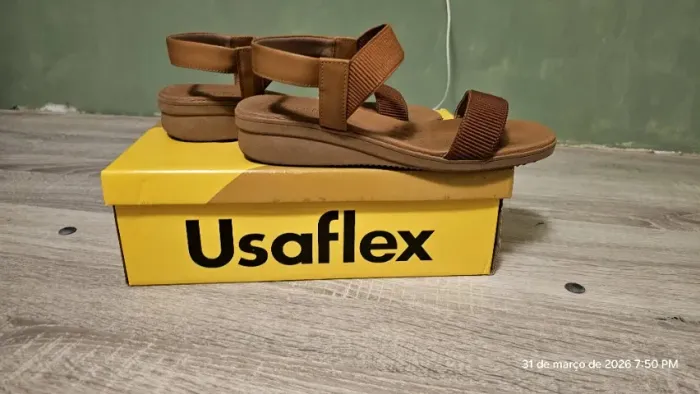 Sandália Usaflex tamanho 37