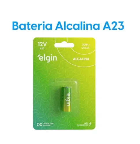 Bateria A23 Alcalina 12V Elgin