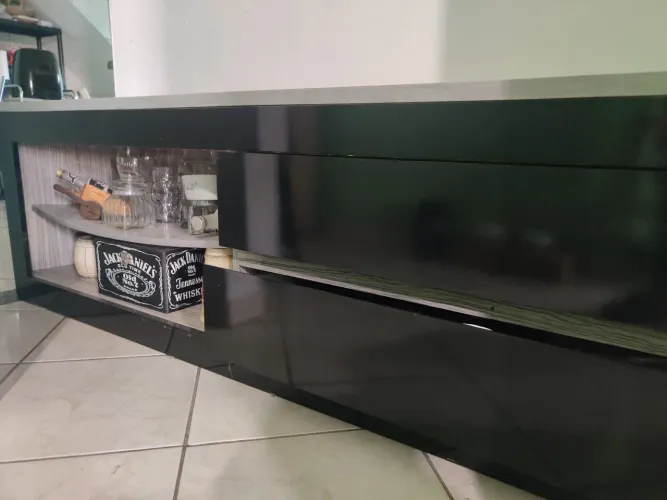 RACK SALA TV COM GAVETAS