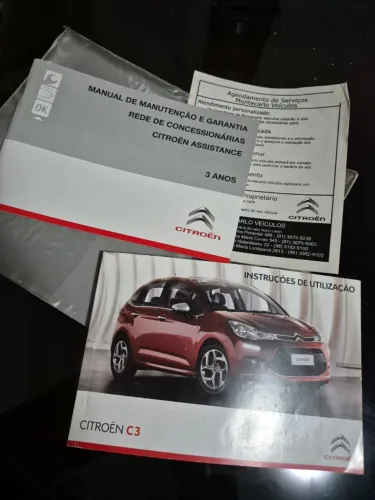 Manuais C3 Origine 2018 e do Tendance 2015