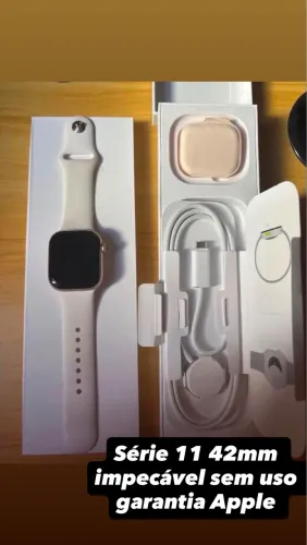 Apple Watch série 11 42mm Rose Novo