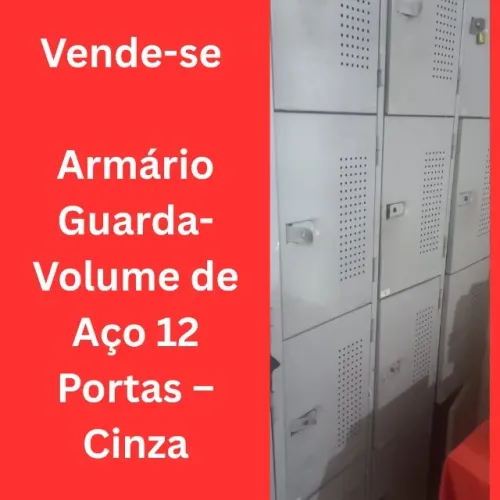 Guarda Volume 12 portas cinza