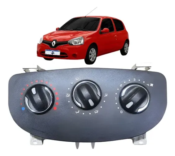 Painel Comando Ar Condicionado Renault Clio 1.0 2014