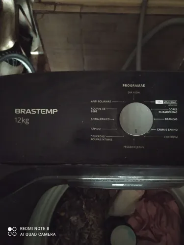 Máquina de lavar roupa Brastemp 12kg Titanium 