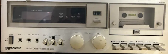 Stereo Cassette Deck Gradiente CD-4000