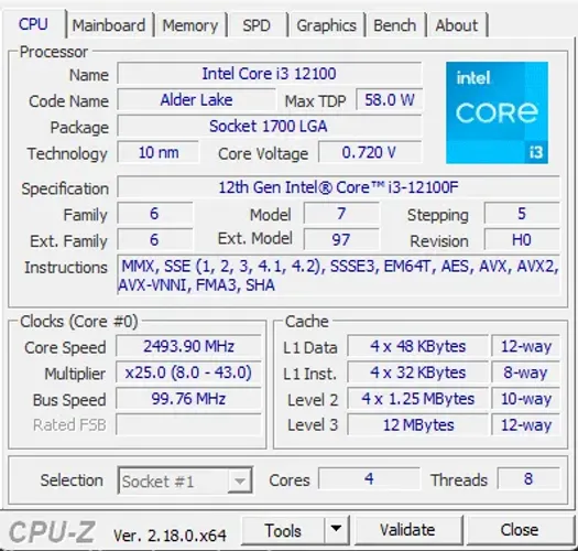 Processador i3