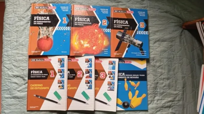 LIVROS - COLEÇÃO OS FUNDAMENTOS DA FÍSICA - RAMALHO, NICOLAU E TOLEDO