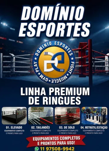 Ringue de Boxe Profissional Novo - Fabricação Própria
