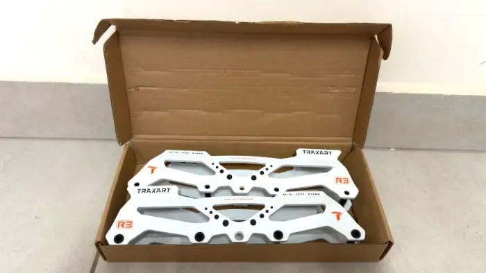 Base Traxart DX-007 Híbrida 3x110mm / 4x80mm Alumínio CNC - sem uso