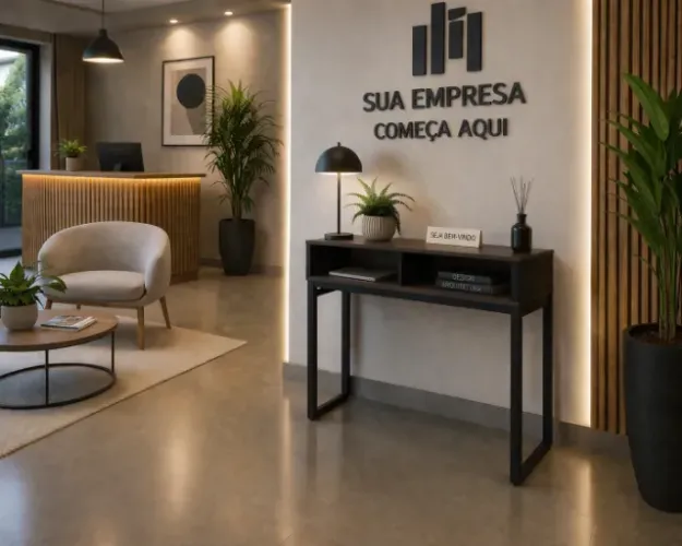 Aparador para recepção Moderno Clean Ultimas peças