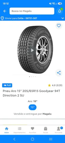 Pneu Goodyear 205/65 R15 94T
