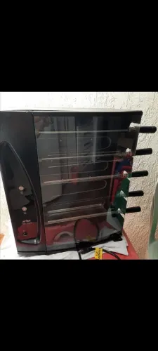 Assador elétrico rotativo Arke vitta smart 5 espetos 127v Usada 