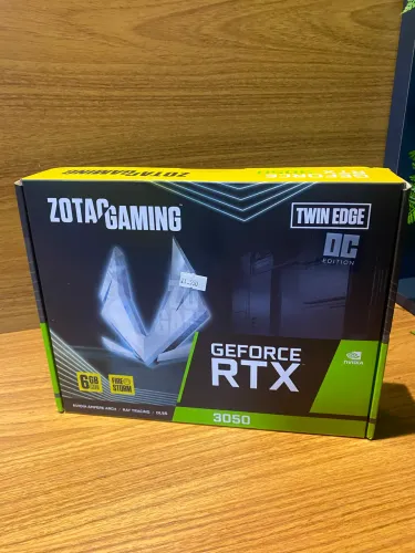Placa de vídeo RTX 3050 6GB NOVA!