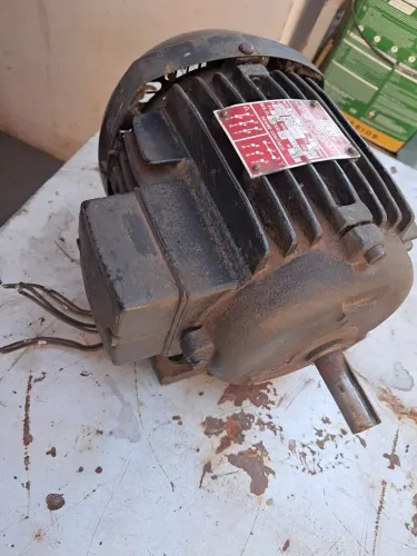 Motor elétrico trifásico 1,5 CV baixa rotação,  desocupar 