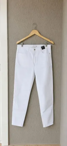 Calça Skinny Branca Médica Enfermeira Técnica de Enfermagem Nutricionista Fisioterapeuta