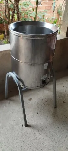Fritadeira industrial cotherm 38 litros água e óleo vendo ou troco por frezzer 
