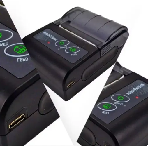 Mini impressora via bluetooth portátil térmica (nova)