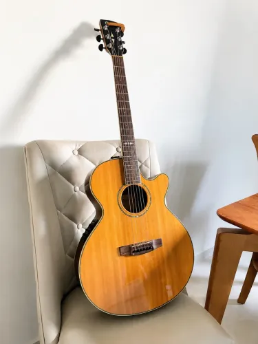 Violão Cort Eletroacústico - Tampo Maciço | Revisado por Luthier | Excelente Timbre