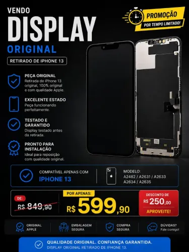 Display iPhone 13 original!