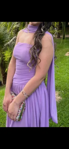 Vestido festa lilás