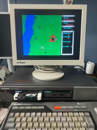 MSX Gradiente Expert 1.1 c\ saída VGA + acessórios 