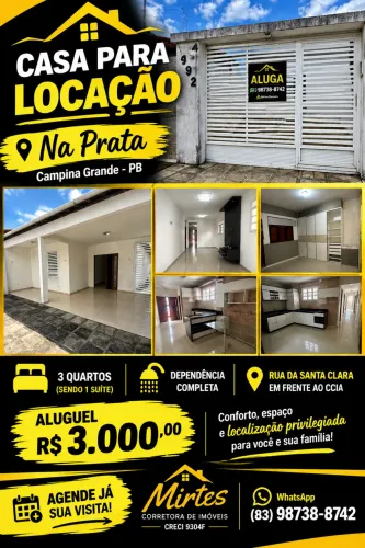 Casa pra Locação na Prata