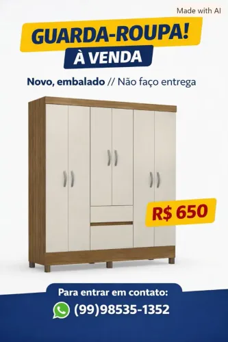 Guarda-roupa NOVO