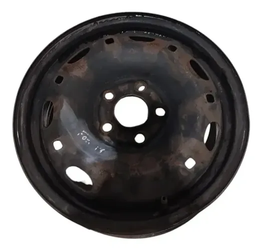 Roda Ferro Aro 14 Volkswagen Fox Polo 5 Furos 2004 2005 Pret Preto