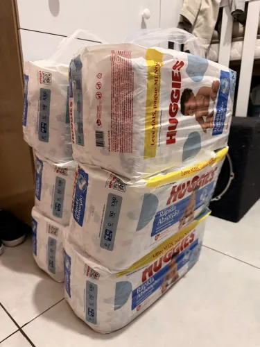 Fralda Huggies rápida absorção 