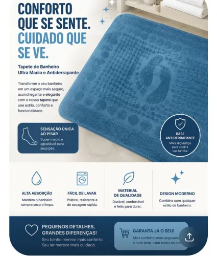 Tapete para banheiro 