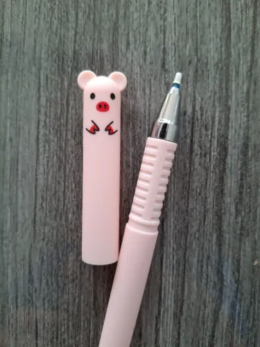 Caneta Gel Apagável Fofa de Bichinho
