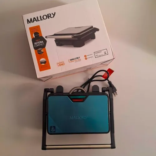 Grill Asteria Compact Mallory Grill multifunção, Luzes indicadoras de funcionamento